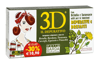 3D IL DEPURATIVO 30 COMPRESSE - Farmacia Mastrangelo 