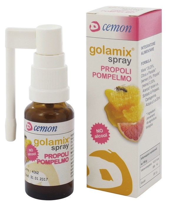 GOLAMIX SPRAY - PROPOLI POMPELMO 20 ML - Farmacia Mastrangelo 