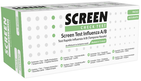 SCREEN TEST RAPIDO VIRUS INFLUENZA A/B TAMPONE NASALE/FARINGEO - Farmacia Mastrangelo 