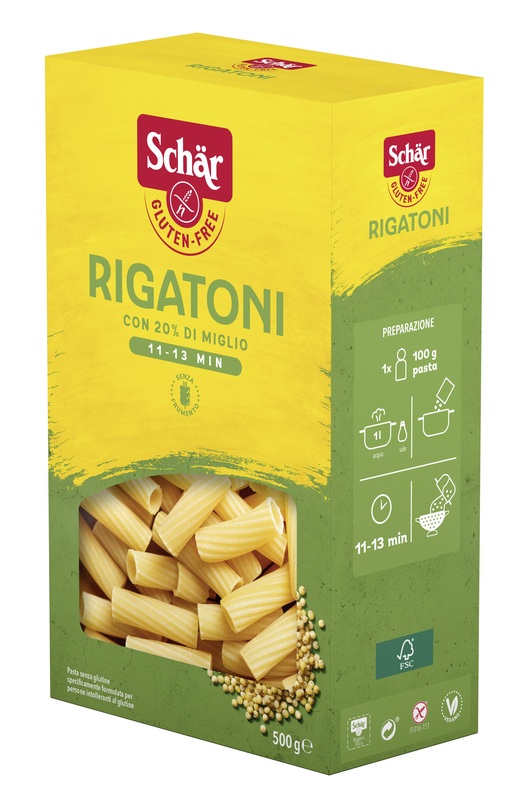 SCHAR RIGATONI 500 G - Farmacia Mastrangelo 