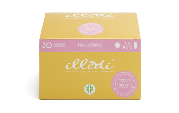 ILLEDI TOUJOURS SALVASLIP ANATOMICI COTONE ORGANIC 30 PEZZI - Farmacia Mastrangelo 
