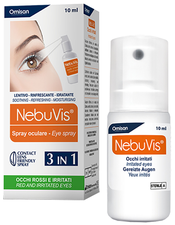 NEBUVIS OCCHI IRRITATI SPRAY 10 ML 1 PEZZO - Farmacia Mastrangelo 