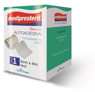 BENDA ADESIVA MEDIPRESTERIL 6X400CM - Farmacia Mastrangelo 