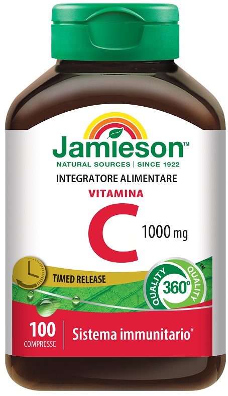 JAMIESON VITAMINA C 1000 TIMED RELEASE 100 COMPRESSE BARATTOG - Farmacia Mastrangelo 
