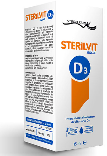 STERILVIT D3 GOCCE 15 ML - Farmacia Mastrangelo 