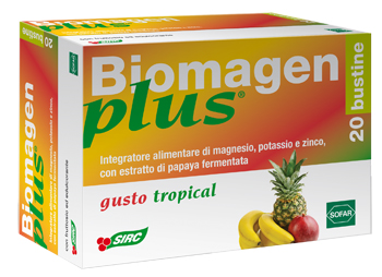 BIOMAGEN PLUS TROPICAL 20 BUSTE ASTUCCIO 100 G - Farmacia Mastrangelo 