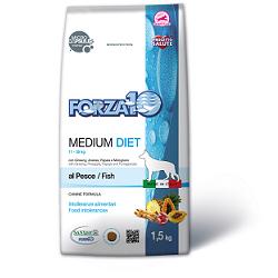 FORZA 10 MEDIUM DIET CON PESCE PER CANI DI MEDIA TAGLIA 12 KG - Farmacia Mastrangelo 