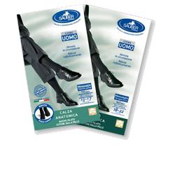 CALZA UOMO COTONE 70 DENARI  MEDIA NERO - Farmacia Mastrangelo 