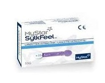LANCETTE PUNGIDITO MYSTAR SYLKFEEL LANCETS 33 GAUGE 25 PEZZI - Farmacia Mastrangelo 