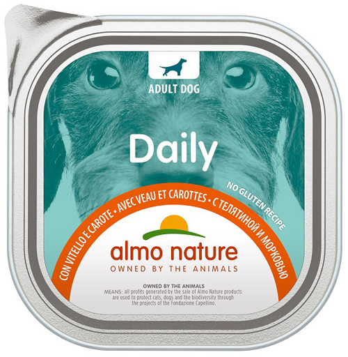 DAILY MENU DOGS CON VITELLO E CAROTE 300 G - Farmacia Mastrangelo 