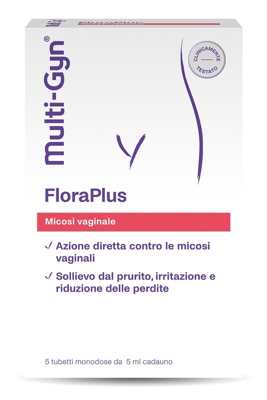 FLORAPLUS MULTI-GYN CANDIDOSI VAGINALE 5 TUBETTI X 5 ML - Farmacia Mastrangelo 
