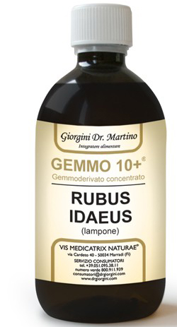 GEMMO 10+ GEMMODERIVATO CONCENTRATO LIQUIDO ANALCOLICO RUBUS IDEAUS LAMPONE 500 ML - Farmacia Mastrangelo 