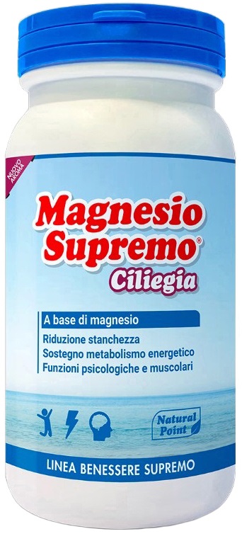 MAGNESIO SUPREMO CILIEGIA POLVERE 150 G - Farmacia Mastrangelo 