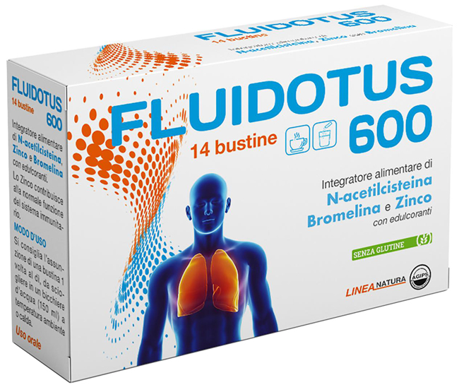FLUIDOTUS 600 14 BUSTINE - Farmacia Mastrangelo 