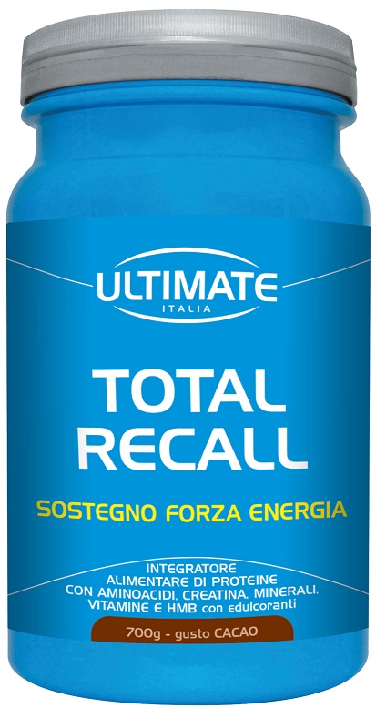 ULTIMATE TOTAL RECALL CACAO 700 G - Farmacia Mastrangelo 