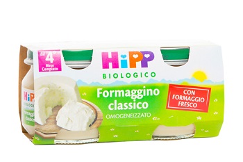 HIPP BIO OMOGENEIZZATO FORMAGGINO CLASSICO 2X80 G - Farmacia Mastrangelo 