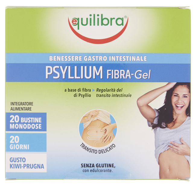 PSYLLIUM FIBRA GEL GUSTO KIWI PRUGNA 20 BUSTINE MONODOSE - Farmacia Mastrangelo 