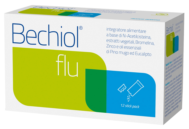 BECHIOL FLU 12 BUSTINE STICK PACK - Farmacia Mastrangelo 