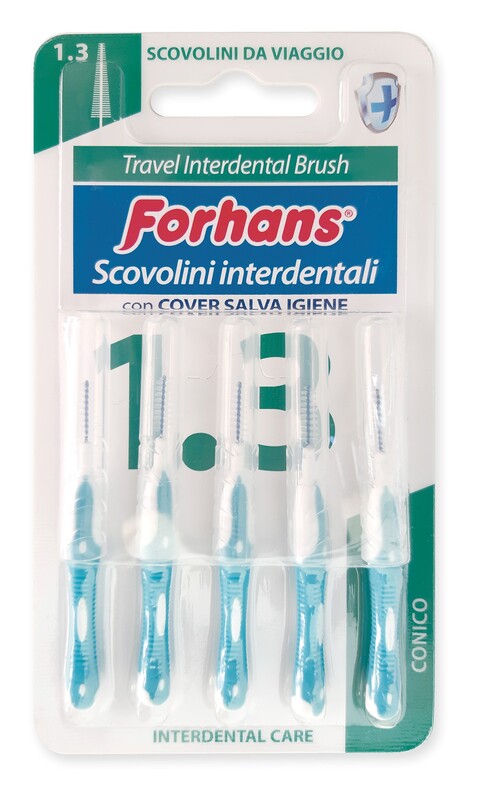 FORHANS TRAVEL INTERDENTAL BRUSH 1,3 - Farmacia Mastrangelo 