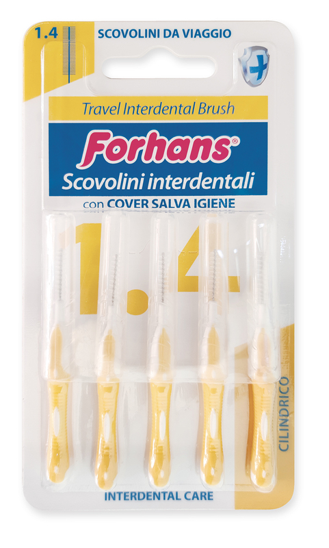 FORHANS TRAVEL INTERDENTAL BRUSH 1,4 - Farmacia Mastrangelo 