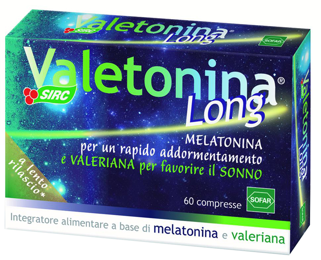 VALETONINA LONG 60 COMPRESSE ASTUCCIO 18 G - Farmacia Mastrangelo 