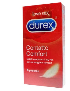 PROFILATTICO DUREX CONTATTO COMFORT 4 PEZZI - Farmacia Mastrangelo 