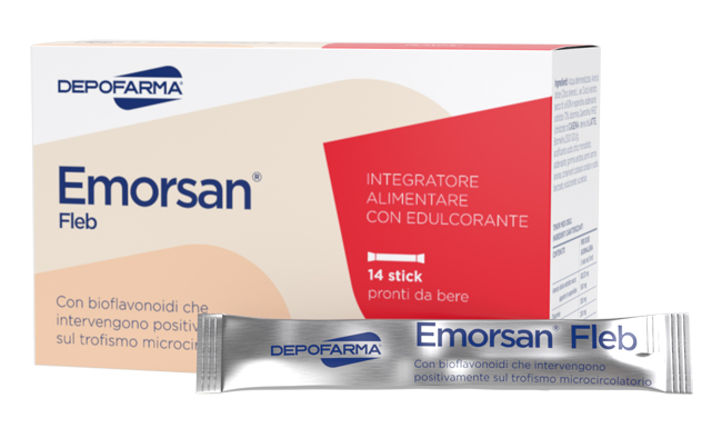 EMORSAN FLEB 14 STICK PACK DA 15 ML - Farmacia Mastrangelo 