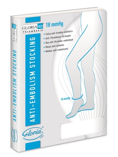GLORIAMED THROMBOSIS 18 PUNTA CHIUSA CON FORO D'ISPEZIONE TUTTA COSCIA AUTOREGGENTE CORTO MISURA L 1 PAIO - Farmacia Mastrangelo 