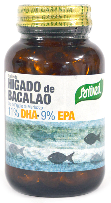 OLIO DI FEGATO DI MERLUZZO 120 PERLE FLACONE 84 G - Farmacia Mastrangelo 