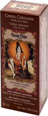 HENNE NUANCE CASTANO SCURO CREMA HENNE COLOR CREMA COLORANTE PRONTA ALL'USO - Farmacia Mastrangelo 