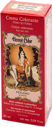 HENNE NUANCE ACAJOU ROSSO MOGANO CREMA HENNE COLOR CREMA COLORANTE PRONTA ALL'USO - Farmacia Mastrangelo 