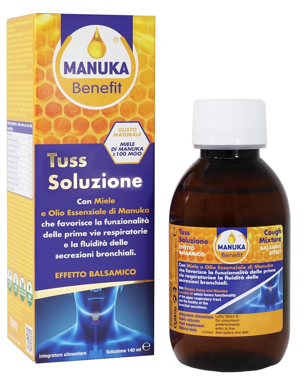MANUKA BENEFIT TUSS SOLUZIONE 140 ML - Farmacia Mastrangelo 