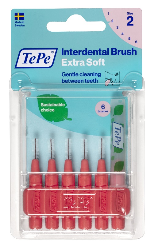 TEPE SCOVOLINO XSOFT ROSSO 0,5MM 6 PEZZI - Farmacia Mastrangelo 