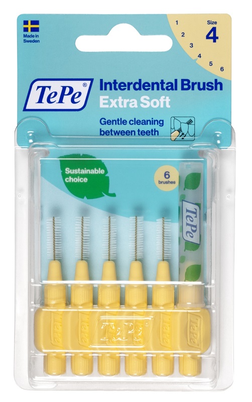 TEPE SCOVOLINO XSOFT GIALLO 0,7MM 6 PEZZI - Farmacia Mastrangelo 