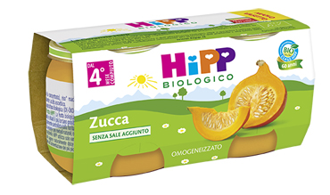HIPP BIO HIPP BIO OMOGENEIZZATO ZUCCA 2X80 G - Farmacia Mastrangelo 
