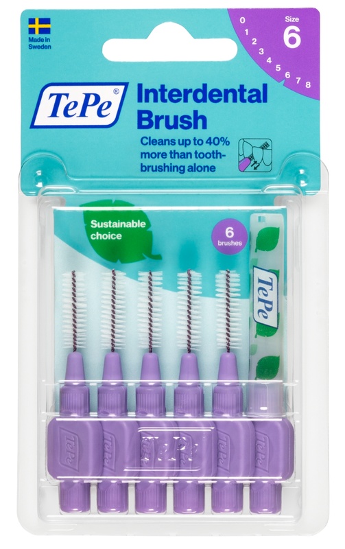 TEPE SCOVOLINO VIOLA 1,1MM 6 PEZZI - Farmacia Mastrangelo 