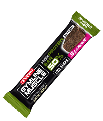 GYMLINE BARRETTA BROWNIE 50% 1 PEZZO - Farmacia Mastrangelo 