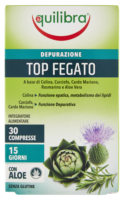 TOP FEGATO CON ALOE 30 COMPRESSE - Farmacia Mastrangelo 