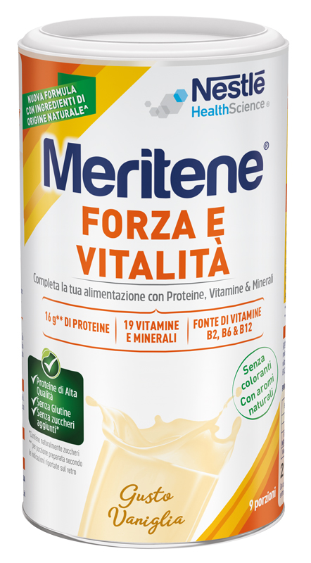 MERITENE FORZA E VITALITA' VANIGLIA 270 G - Farmacia Mastrangelo 