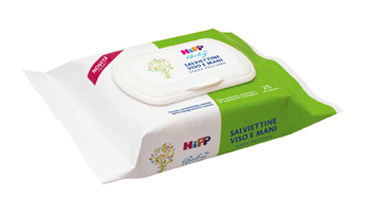 HIPP SALVIETTINE VISO&MANI 1X20 PEZZI - Farmacia Mastrangelo 