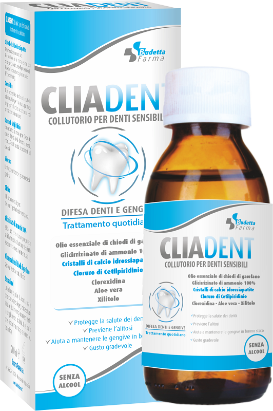 CLIADENT COLLUTORIO DENTI SENSIBILI 200 ML - Farmacia Mastrangelo 