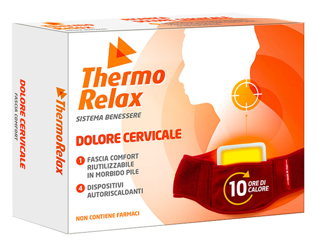 THERMORELAX FASCIA DOLORE CERVICALE+4 DISPOSITIVI AUTORISCALDANTI - Farmacia Mastrangelo 