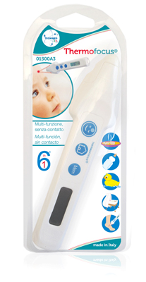 TERMOMETRO CLINICO A DISTANZA THERMOFOCUS 01500A3 NEW PACK IN BLISTER - Farmacia Mastrangelo 