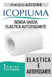 ICOPIUMA BENDA GARZA ELASTICA AUTOFISSANTE CM 4X4 MT - Farmacia Mastrangelo 