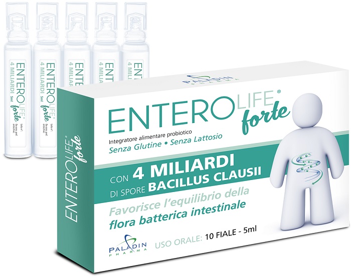 ENTEROLIFE FORTE 4 MILIARDI 10 FIALE DA 5 ML - Farmacia Mastrangelo 