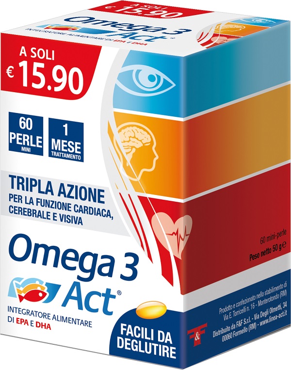OMEGA 3 ACT 540MG 60 PERLE MINI - Farmacia Mastrangelo 
