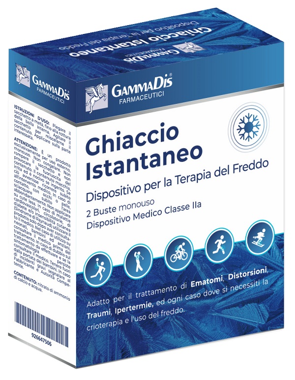 GHIACCIO ISTANTANEO TNT GAMMADIS 2 PEZZI GAMMADIS - Farmacia Mastrangelo 