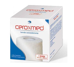 BENDA ELASTICA AUTOADERENTE CEROXMED 2000 X 10 CM 1 PEZZO - Farmacia Mastrangelo 