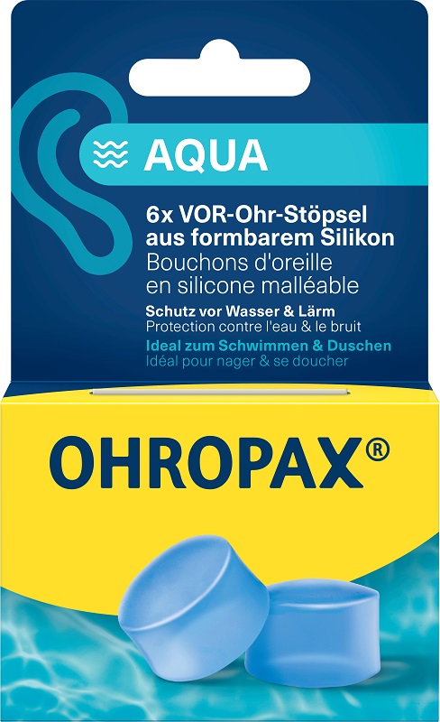 OHROPAX SILICON AQUA TAPPI AURICOLARI 6 PEZZI - Farmacia Mastrangelo 