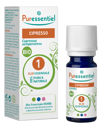 PURESSENTIEL OLIO ESSENZIALE CIPRESSO BIO 10 ML - Farmacia Mastrangelo 